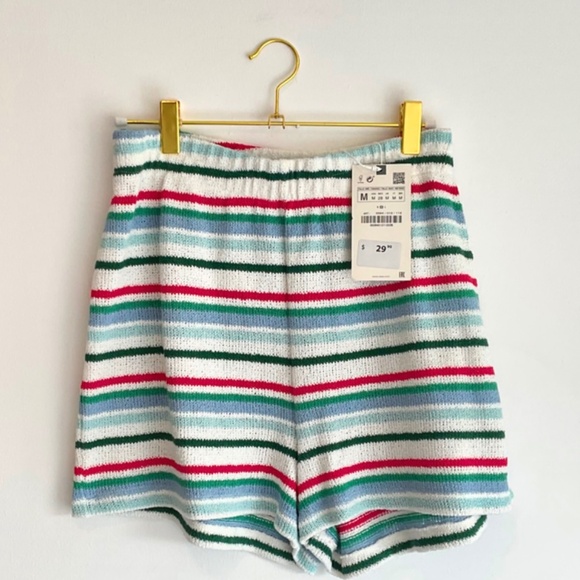 Zara Terry Short and Top Set Size Med/Large NWT - Picture 4 of 8